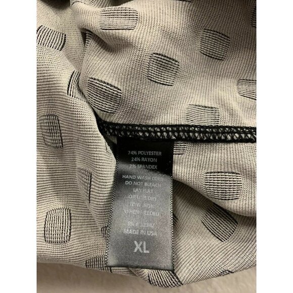 Cotton Innovation Womens XL Hi Lo Blouse Two Tone - Picture 9 of 9